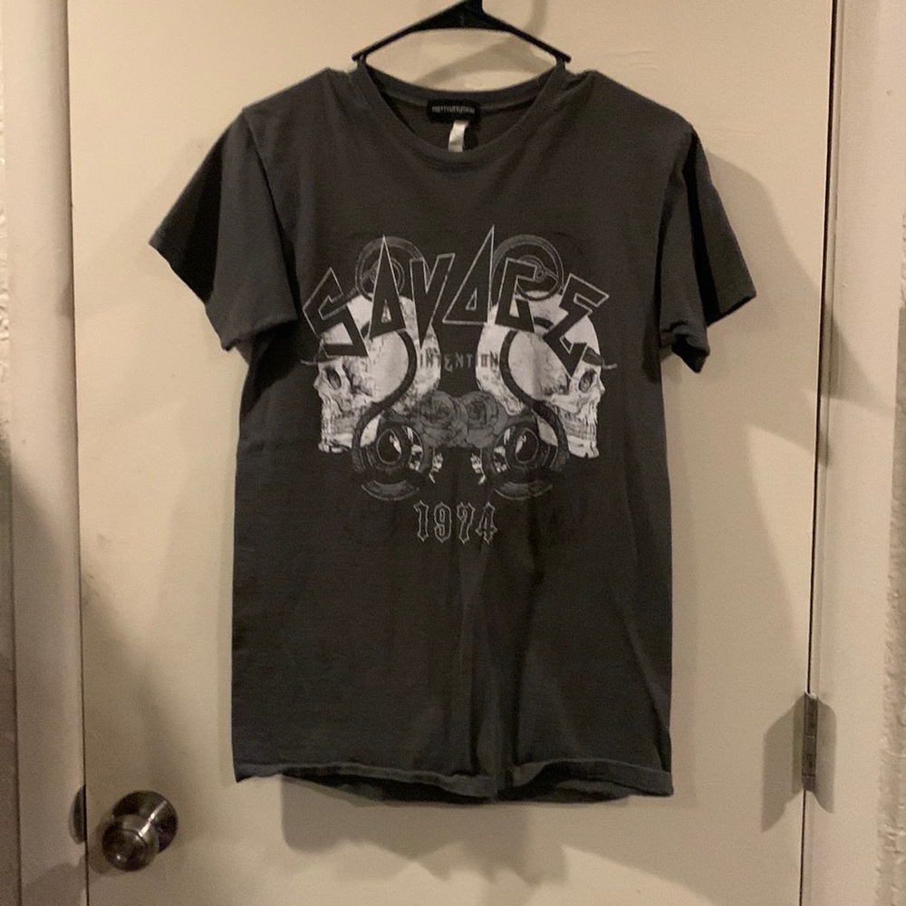 Dark grey savage t-shirt